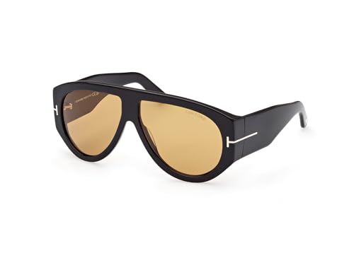 Tom Ford Womens Bronson Sunglasses Shiny Black 60/12/140
