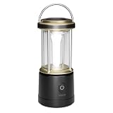 Lepro LEDランタン 電池式 【超高輝度1100ルーメン/無段階調光】 キャンプランタン 単3電池対応 4色切替（昼光色・電球色・混合・赤色点滅） IPX4防水 連続点灯45時間 高輝度 大光量 防災 停電 台風対策 登山 夜釣り アウトドア ライト ブラック (330043-BK)