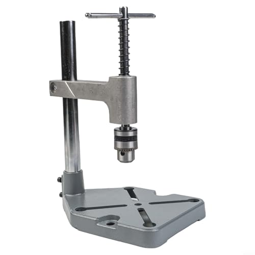 Taraudeuse verticale manuelle, jeu de clés à tarauds réglables pour tarauds à vis de 0,10 mm, outil de filetage manuel avec support de taraud, perceuse en alliage d'aluminium (alliage d'aluminium)