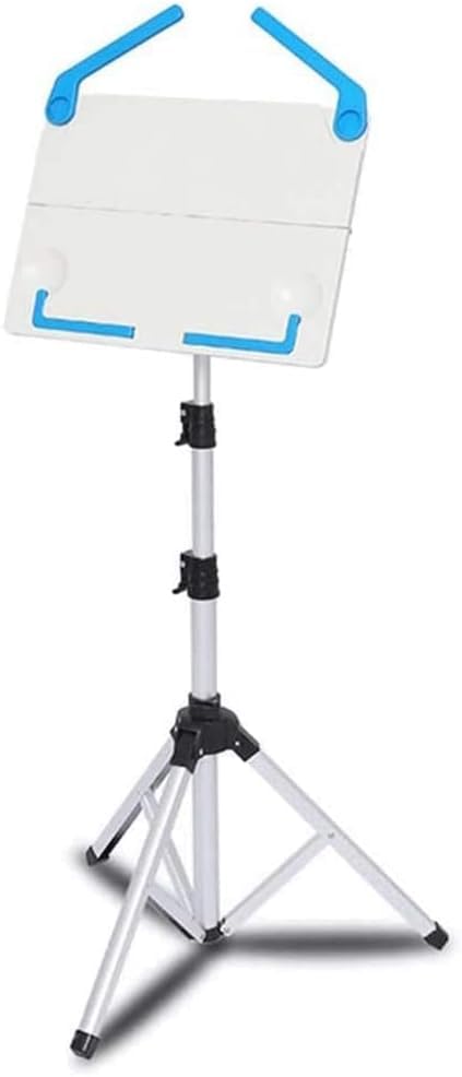 Pupitres portables pliables support de musique réglable blanc avec housse de protection