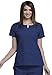 Cherokee Women's Round Neck Top, Navy, Small