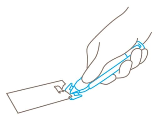 Martor 10 X Coltelli Di Sicurezza, Lama Nascosta, Secumax 150 Rilevabile Al Metal Detector, Cutter Professionale, Per Taglio Di Nastro Adesivo, Leggero, Plastica, Per Destrorsi E Mancini - 8