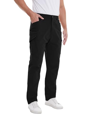 BondiTrekk Cargo Hose Herren mit 9 Taschen - Hochgeschnittene Wasserabweisende Outdoor Hose für Wandern, Sport & Freizeit