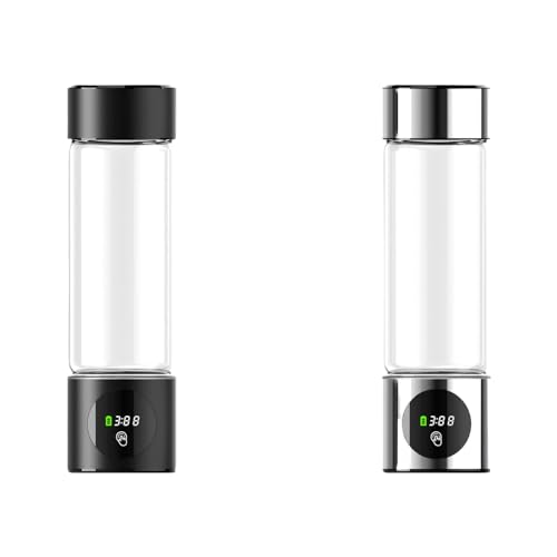 Bouteille d'eau hydrogène rechargeable PEM électrolyse Protium verre - 4