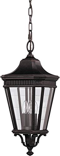 Free Shipping Offer Feiss OL5411GBZ Cotswold Lane Outdoor Lighting Pendant Lantern, Bronze, 3-Light (10"W x 22"H) 180watts Free Shipping Offer Feiss OL5411GBZ Cotswold Lane Outdoor Lighting Pendant Lantern, Bronze, 3-Light (10"W x 22"H) 180watts