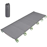 Ultralight Katlanır Tekli Kamp Yatağı Sağlam ve Dayanıklı Yüksek Yük...