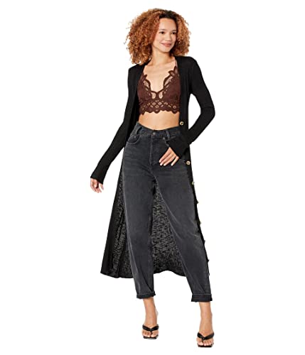 Free People Date Night Cardi Black SM (Women's 4-6)