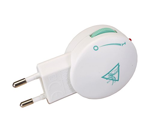 POLY POOL - PP1601 Repellente Elettronico Anti Zanzare Portatile - Repellente Ultrasuoni Anti Zanzare per Protezione Efficace - Anti Zanzare per Esterno e Interno - Antizanzare Ultrasuoni Bianco