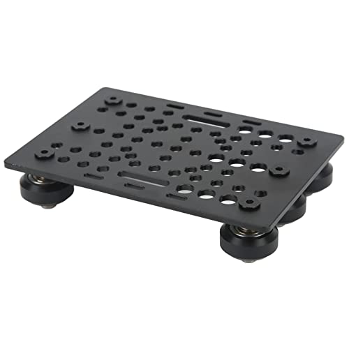Dioche 4040 Gantry Plate Gantry Plate Aluminum Black Anodized Surface 3D Printer Board with Pulley, 0.8 to 3.1in - Durab