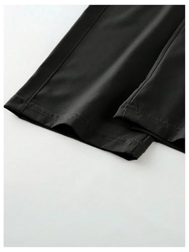 SOLY HUX Men's Drawstring Waist Straight Leg Outdoor Baggy Cargo Pants with Pocket Streetwear4