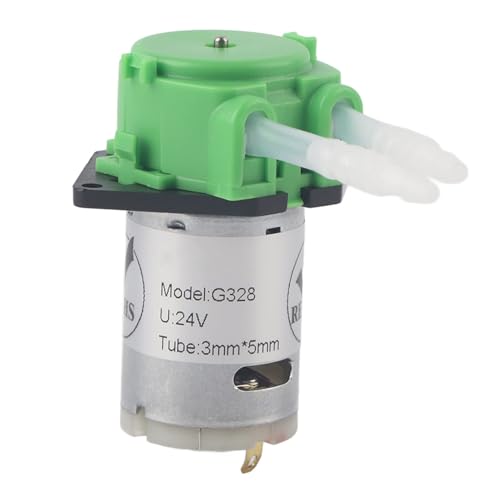 Dosierpumpe mit hohem Durchfluss, 24 V, Peristaltikschlauch, für Dosierpumpen, Grün, chemische Analyse, Laboratorium, Aquarium, Vakuum