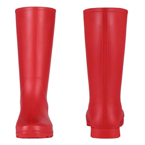 Image of Asgard Women's Tall Rain Boots Waterproof Knee High Rainboots Rubber Garden Boots