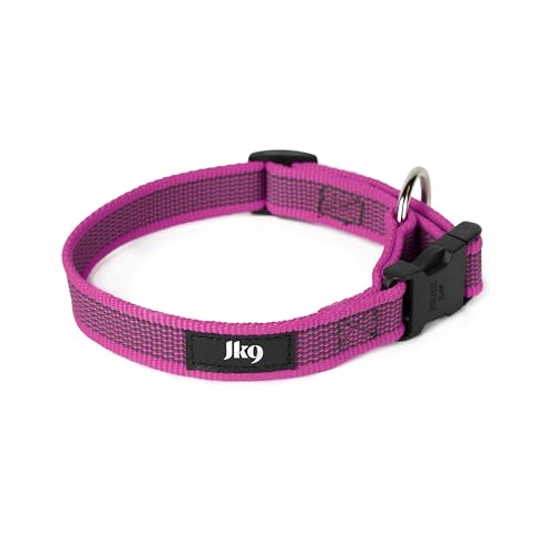 JULIUS K-9 220CG-PN Color & Gray Halsband, 20mm*27-42 cm, verstellbar, pink-grau, 20 mm (27-42 cm)