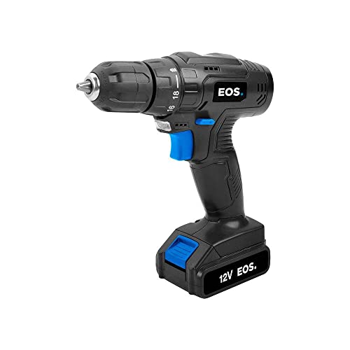 Parafusadeira e Furadeira Eos Epf03 com Maleta a Bateria 12v