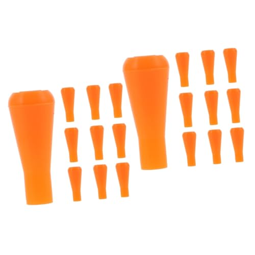 Toddmomy 30pcs Soft Rubber Arrowheads for Archery Practice Wear-Resistant Replacement Tips for Hunting Games Backyard Safety Easy to Use Design