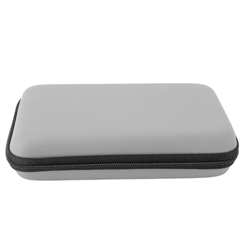 Image of Carrying Case for 3DS, New 3DS XL, New 2DS XL Console, Pocket Hard Shell Case with 8 Game Slot, Inner Pocket, 3DS XL Accessories Protective Carrying Case (Silver)