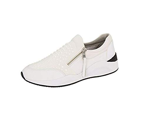 Geox D640SC 01585 Sneakers Donna Bianco 41
