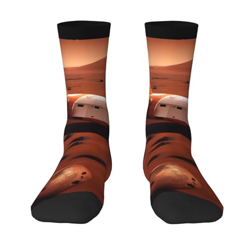 Mars Planet Socks for Men & Women
