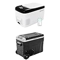 EUHOMY 12 Volt Refrigerators, 21L & 53QT Portable Freezers with AC/DC Power for Car, RV, Camping, Travel