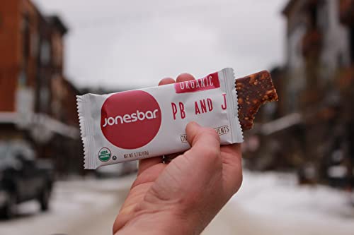 Jonesbar Usda Organic Fruit & Nut Bar, Non-Gmo, Kosher, Vegan, Gluten Free, Simple Snack Bar (Peanut Butter And Jelly, 1 Bar (Pack Of 1)) #TOP1
