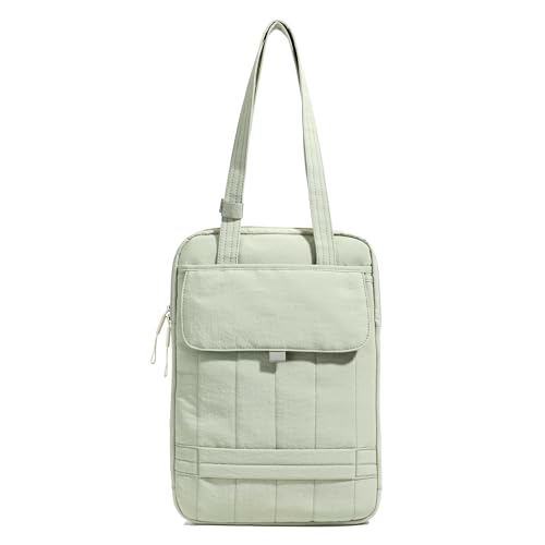 Linpr 15.6" Puffer Laptop Bag for MacBook & iPad, Green