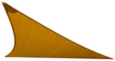 San Diego Sail Shades 12'x12'x17' Right Triangle (Sandy Beach) - Heavy Duty 205gsm Commercial Grade Shade Sail