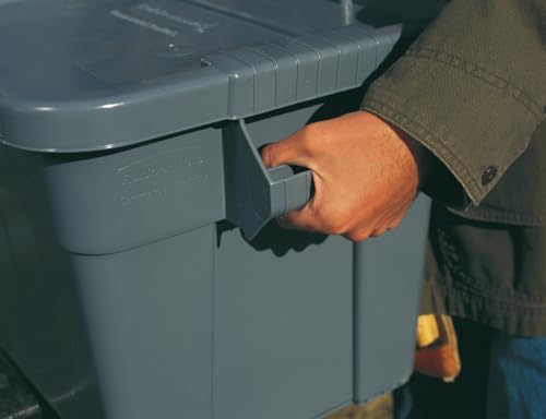 Rubbermaid Commercial Products BRUTE Tote 76L with Lid Grey FG9S3100GRAY - Image 7