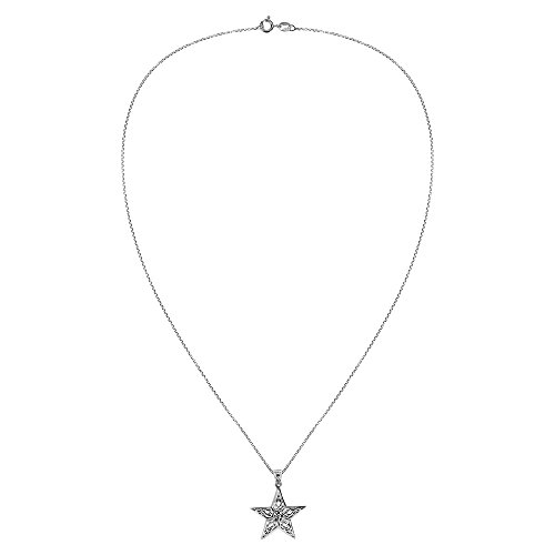 AeraVida Intricate Celtic Knot Star .925 Sterling Silver Pendant Necklace | Delicate Sterling Silver Necklace for Women | Vintage Long Necklaces for Women | Necklace Women Jewelry | Mother’s Day - Image 5