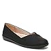 LifeStride Womens Notorious Ballet Flat, Black, 8 US