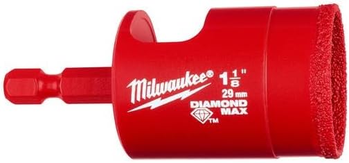 Milwaukee Electric - 1-1/8 INCH Diamond MAX Hole Saw BIT