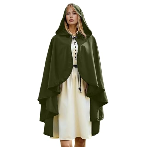 Disfraz de cosplay, estilo patio, con un diseño elegante para toda la temporada, ideal para eventos y reuniones., Verde militar., talla única