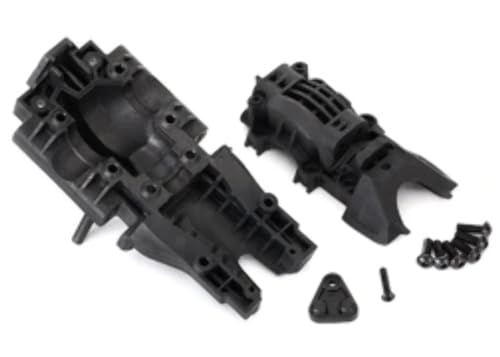 Cellule arrière Traxxas TRX8629 carter de transmission supérieur inférieur pour modèle réduit