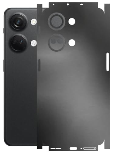 Image of AtOdds - Full Body Back Screen Guard Protector Film - Lamination Wrap Skin Sticker Compatible with ONEPLUS NORD 3 (5G) | Scratchproof Matte Finish (Metallic Grey)