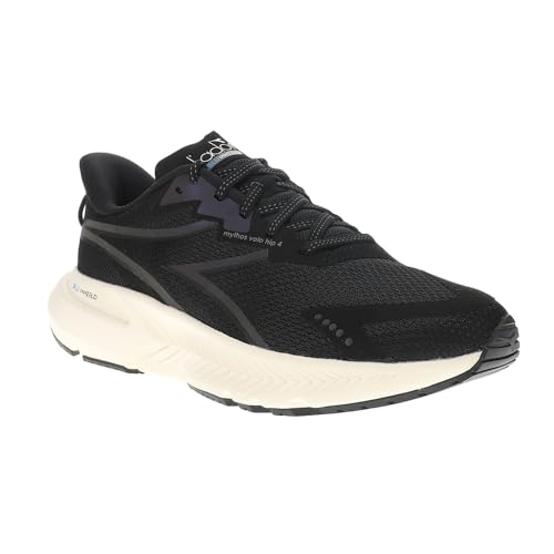 Diadora Womens Mythos Blushield Volo 4 Hip Running Sneakers Shoes - Black, White2