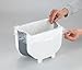 Wenko Fago Cubo de Basura para Puerta Armario Plegable 5 l, Blanco,...