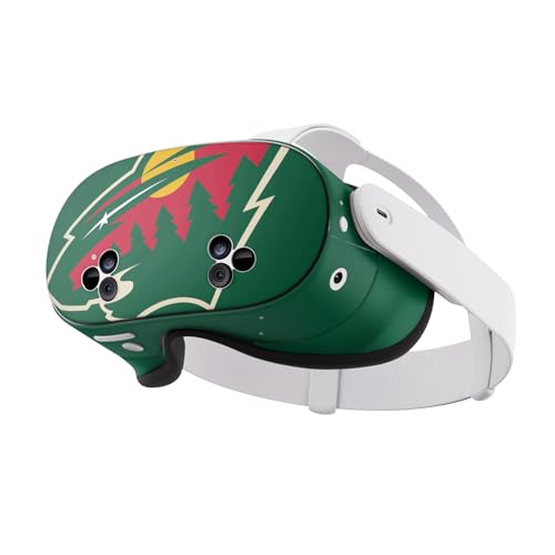 Autocollant Meta Quest 3S Vinyle NHL Minnesota Wild Skin de Protection Casque VR