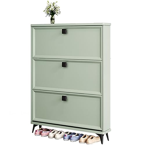 Shoe Storage Cabinet Cabinets Hallway Slim Cupboard Cupboards Hallways Slimline，Slim Shoe Storage Cabinet for Entryway, Hidden Shoe Organizer, Freestanding Closed Rack, Narrow Wood Shoe Shel