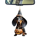 Uso conveniente: Mejora tu espacio con colgante temático de dálmata, charm acrílico resistente que sirve como accesorio de bajo mantenimiento y solución decorativa lavable para automóvil