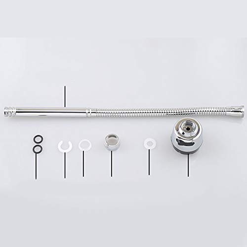 Rubinetto Della Cucina Idraulico Tubo Universale Rubinetto nel Acciaio Inossidabile Può Essere Sagomato Tubo di Deformazione Rubinetto un Spruzzo Rubinetto Della Cucina Accessori
