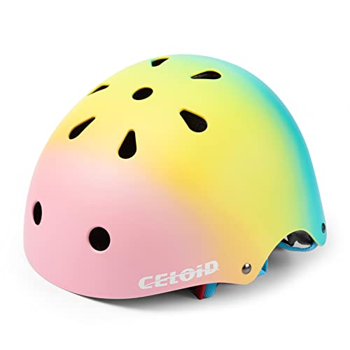 Image of Kids Bike Helmet,Toddler Skateboard Helmets for Ages 2-3-5-8-14 Years Boys Girls，Adjustable Multi-Sport Bicycle Skateboarding Football Roller Skating Scooter Rollerblade Balance Bike Helmet