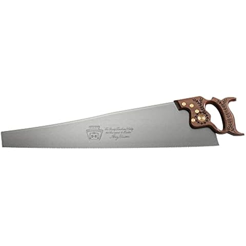 Disston 26-Inch Walnut Handle Cross Cut Saw, Professional Saw for Wood, Laminate, Plastic, 10 TPI Cover