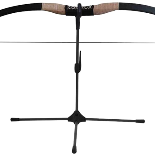 Recurve-Bogenständer,Recurve- -Arbeitsständer, Leichter Fiberglas-Bogenständer, Tragbarer Bogenhalter für Recurve-, Langbogen-Takedown-, Langer Bogenaufhänger zur sicheren Präsentation