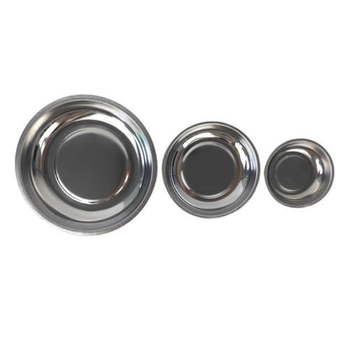 Bandeja magnética para herramientas SHINEOFI de acero inoxidable 3 unids 2