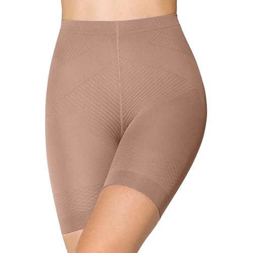 LOBA by LUPO Shorts Cinta Modeladora Levanta Bumbum Redutor de Medidas Up Line Feminino, Pó de Arroz, XG