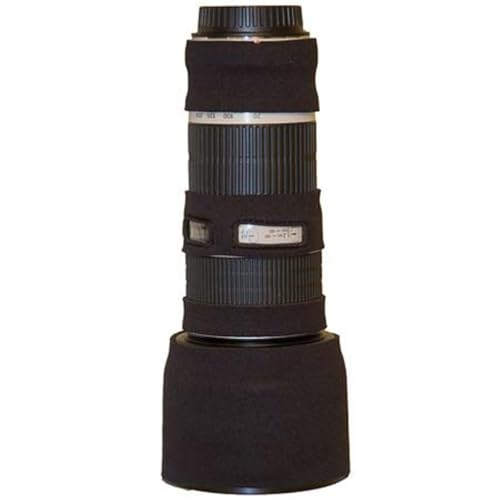 LensCoat Lens Cover for Canon 70-200 f/4 NON IS neoprene camera lens protection sleeve (Black)