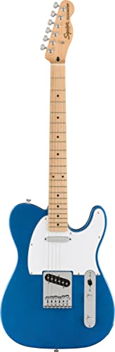 Fender FSR Affinity Series Telecaster, touche en érable, pickguard blanc, guitare électrique bleu Lake Placid - Les Beatles, Paul McCartney, John Lennon, RIngo Starr, George Harrison Fender FSR Affinity Series Telecaster, touche en érable, pickguard blanc, guitare électrique bleu Lake Placid