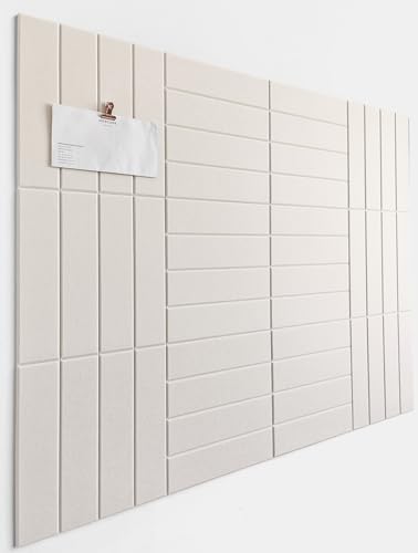 DECORITA Felt Bulletin Board Tiles | Modern Cork Board...