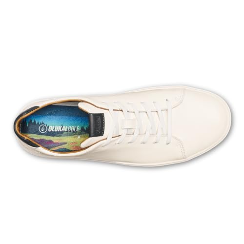 OLUKAI Wai'alae Men's Golf Shoes, Spikeless Golf Shoes, Supple Full-Grain Leather & Contoured Footbed, Waterproof & Stain-Resistant2