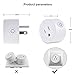 Sparkleiot Tuya WiFi Smart Plug Works with Alexa Google Assistant IFTTT for Voice Control Mini Smart Outlet Plug with Timer Function,No Hub Required,Only 2.4GHz Wi-Fi,FCC/Rohs Listed Socket(2 Pack)