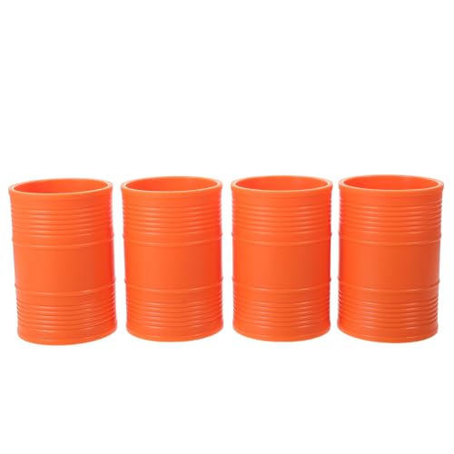 Vaso para batidos de dados con diseño de barril y soporte de plástico agitador silencioso 4 piezas